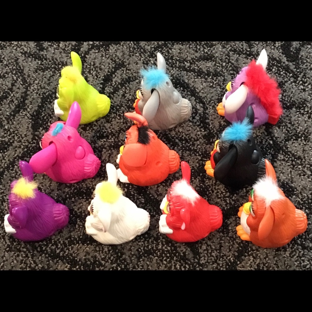 Furby Vintage McDonalds 1998 Toy Furbies Toys Figures Figurines Doll Happy Meal - Picture 7 of 13